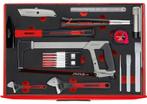 Gereedschapswagen rood foam midi master 411 delig Teng Tools, Ophalen, Zo goed als nieuw