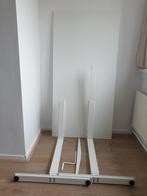 Wit zit-/stabureau Skarsta (Trotten) Ikea, 160x80cm, Ophalen, In hoogte verstelbaar, Gebruikt, Bureau