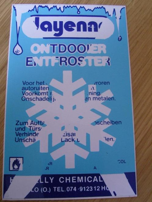sticker Hengelo  ontdooier, Verzamelen, Stickers, Zo goed als nieuw, Bedrijf of Vereniging, Ophalen