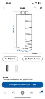 SKUBB Opberger met 6 vakken - Nieuwstaat!, Huis en Inrichting, Kasten | Kledingkasten, Minder dan 50 cm, 100 tot 150 cm, Ophalen of Verzenden