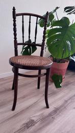 Vintage Fischel Thonet stoel, Huis en Inrichting, Stoelen, Ophalen, Riet of Rotan, Bruin, Vintage