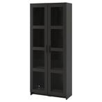 IKEA BRIMNES Glass door cabinet, Huis en Inrichting, Kasten | Vitrinekasten, Ophalen, Met deur(en), 50 tot 100 cm, Zo goed als nieuw