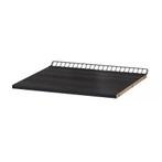 IKEA Utrusta geventileerde plank 60 cm zwart houtlook,, Ophalen of Verzenden, Gebruikt