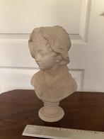 Oude buste dame met hoed Frankrijk, Ophalen of Verzenden