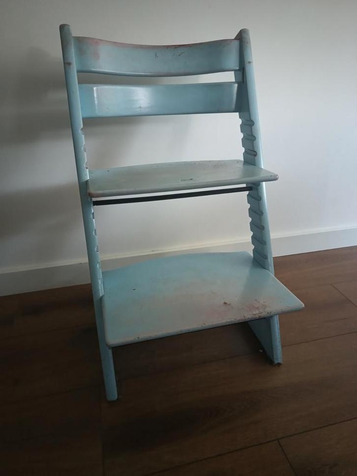 Stokke trip trap stoel, Kinderen en Baby's, Kinderstoelen, Gebruikt, Meegroeistoel, Ophalen