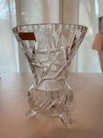 VINTAGE VAAS - HANDCUT Genuine Lead Crystal 24% PbO 18 cm H, Ophalen of Verzenden