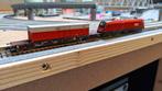 Minitrix obb loc en cointainerwagon, Trix, Ophalen of Verzenden, Zo goed als nieuw, Gelijkstroom