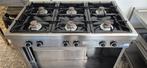 Modular gasfornuis horeca 6 pits, Zo goed als nieuw, Gas, Vrijstaand, 4 kookzones