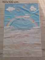 Fotografie achtergrond wolken met regenboog en sterretjes, Ophalen of Verzenden, Zo goed als nieuw, Achtergrond