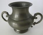 CK Holland Tin / Tinnen vaasje / beker met oortjes 9 cm, Ophalen of Verzenden
