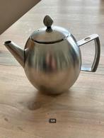 Mooie RVS theepot, Overige materialen, Overige typen, Ophalen of Verzenden, Zo goed als nieuw