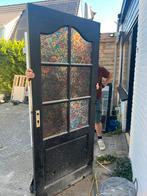 Jaren 30 buitendeur/ binnendeur, Doe-het-zelf en Verbouw, Deuren en Horren, Ophalen, Gebruikt, 80 tot 100 cm, Buitendeur