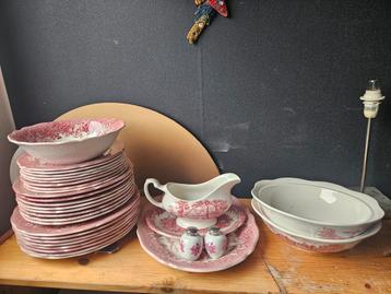 J&G Meakin Whittington Inn servies – 30+ delig vintage Engel beschikbaar voor biedingen