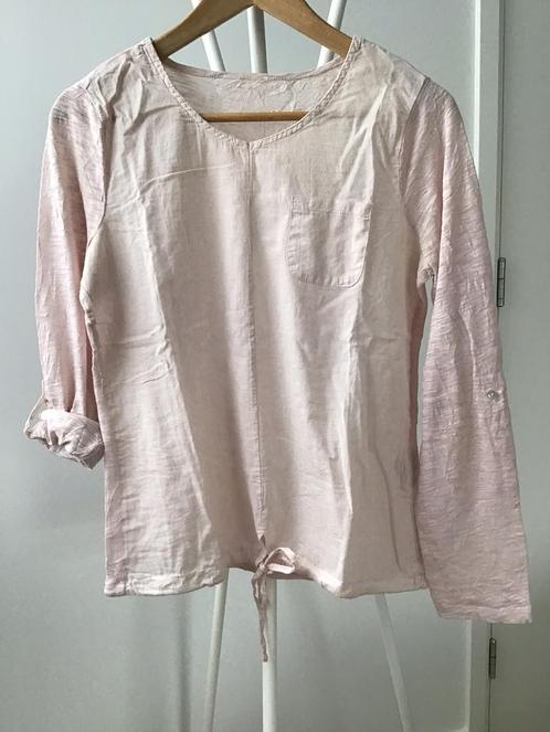 Zachtrose top, langemouw, Street One, mt. S, Kleding | Dames, Tops, Zo goed als nieuw, Maat 36 (S), Roze, Lange mouw, Ophalen of Verzenden