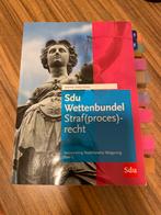 SDU Wettenbundel Strafprocesrecht 2023/2024, Boeken, Ophalen of Verzenden, Gamma, Gelezen, Niet van toepassing