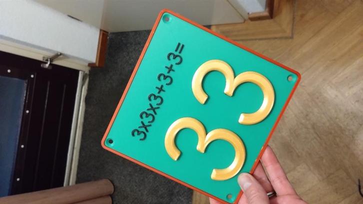 Huisnummer bord nummer 33, Huis en Inrichting, Woonaccessoires | Wanddecoraties, Nieuw, Ophalen of Verzenden