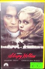 Sleepy Hollow VHS ex-rental, Cd's en Dvd's, VHS | Film, Ophalen of Verzenden, Zo goed als nieuw, Vanaf 16 jaar