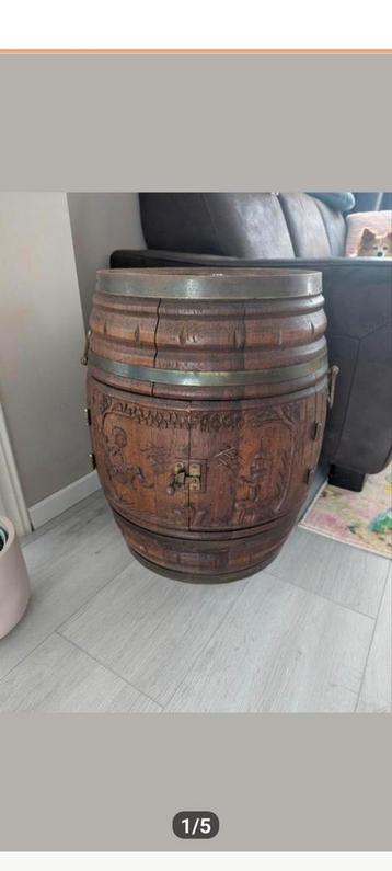 Vintage bar-vat-ton - eiken beschikbaar voor biedingen