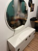 Kaptafel met spiegel - hxbxd 165x110x38cm, Huis en Inrichting, Woonaccessoires | Spiegels, Ophalen, Gebruikt, 75 tot 100 cm, 150 tot 200 cm
