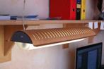 hanglamp bureaulamp mooi en stylistisch 3 stuks, Ophalen of Verzenden, Gebruikt, Hout, Minder dan 50 cm
