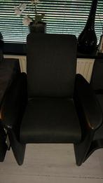 Zwarte stoel, Huis en Inrichting, Fauteuils, Ophalen, Gebruikt, Stof, 50 tot 75 cm
