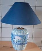 Vloerlamp. Porselein/keramiek.  Handpainted. 55 cm., Ophalen, Zo goed als nieuw, Post modern, Minder dan 100 cm