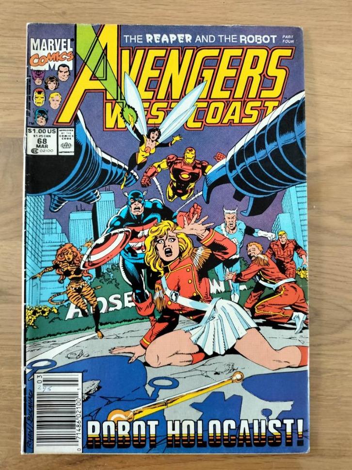 Avengers West Coast (1989) #68, Boeken, Strips | Comics, Zo goed als nieuw, Eén comic, Amerika, Ophalen of Verzenden