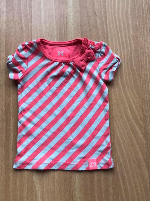 Z8 shirt zomer meisje maat 62 roze streepjes style: Lena, Kinderen en Baby's, Babykleding | Maat 62, Zo goed als nieuw, Meisje