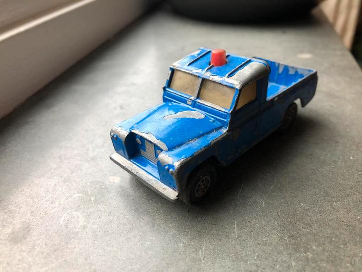 miniatuur Landrover 109’’ WB blauw Corgi Toys Wwizzwheels, Hobby en Vrije tijd, Modelauto's | Overige schalen, Gebruikt, Auto