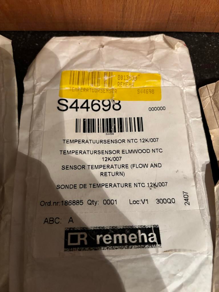 Remeha Temperatuursensor (S44698) - 5 stuks, Doe-het-zelf en Verbouw, Verwarming en Radiatoren, Nieuw, Cv-ketel of Combi-ketel