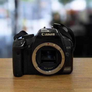 Canon EOS 450D Body EXLUSIEF: Oplader - In Goede Staat beschikbaar voor biedingen