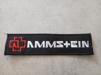 Rammstein logo patch strip 8 -- 15.5 x 4 cm, Verzenden, Nieuw, Kleding