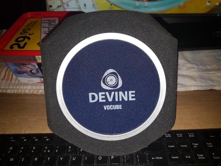 Devine Vocube (mic isolatie voor ruimte's met veel galm), Muziek en Instrumenten, Microfoons, Nieuw, Overige typen, Ophalen of Verzenden