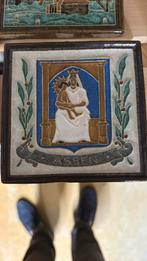 Porceleyne fles cloisonne tegel assen, Antiek en Kunst, Antiek | Keramiek en Aardewerk, Ophalen of Verzenden
