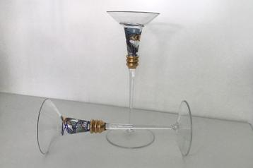 Kandelaars Venetiaans glas beschikbaar voor biedingen