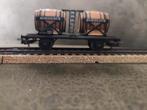 Märklin 4510 Goederenwagon met Bordeaux vaten, Hobby en Vrije tijd, Modeltreinen | H0, Wisselstroom, Gebruikt, Wagon, Ophalen of Verzenden