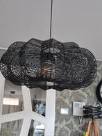 Hanglamp rotan zwart, Ophalen, Zo goed als nieuw, Overige materialen, Minder dan 50 cm