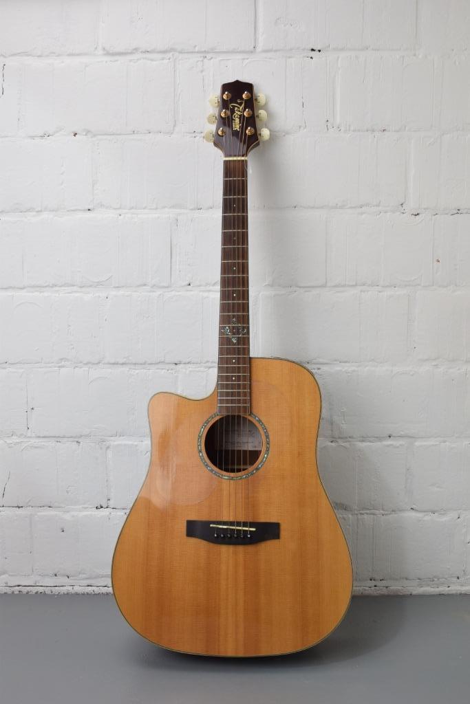 Takamine G Series Linkshandige Akoestische Gitaar EG363SC, Muziek en Instrumenten, Snaarinstrumenten | Gitaren | Akoestisch, Zo goed als nieuw