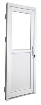 Deur 1/2 glas Antraciet RAL 7016 98x215, 80 tot 100 cm, Nieuw, Ophalen of Verzenden, Buitendeur