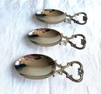 3 verzilverde amuselepels, Ophalen of Verzenden