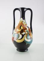 Gouda plateel oorvaas, Antiek en Kunst, Antiek | Keramiek en Aardewerk, Ophalen of Verzenden