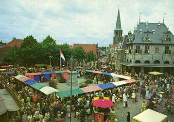 Hoorn, Waaggebouw met oudhollandse markt - volk - ongelopen beschikbaar voor biedingen