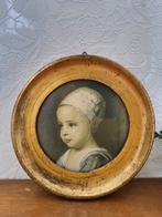 Vintage brocante Italiaans lijstje Van Dyck Baby Stuart, Antiek en Kunst, Ophalen of Verzenden