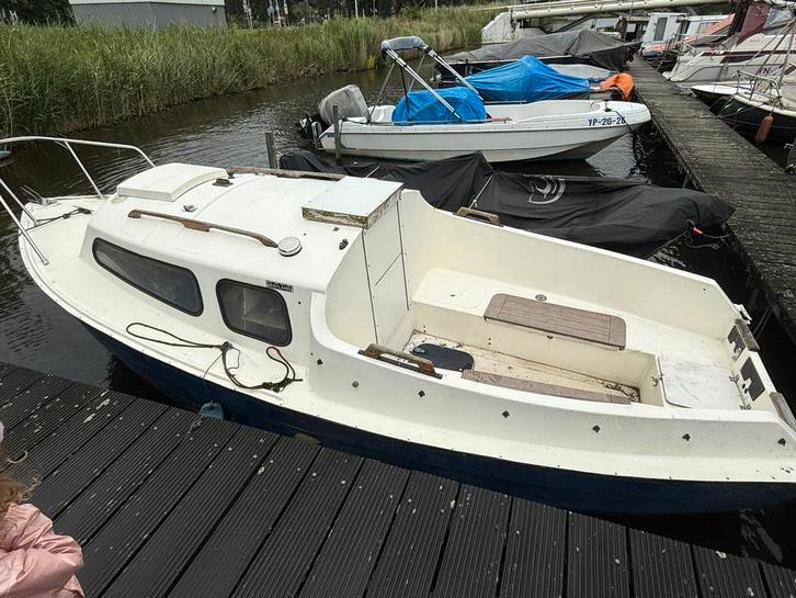 MayLand kajuit boot 5 meter, Watersport en Boten, Kajuitzeilboten en Zeiljachten, Gebruikt, Polyester, Tot 6 meter, Benzine, Ophalen