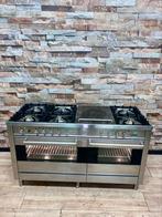 Luxe Boretti Fornuis 7 pits met coupe de feu 2 ovens 150 cm, Gebruikt, 60 cm of meer, Fornello Esperta, Ophalen of Verzenden