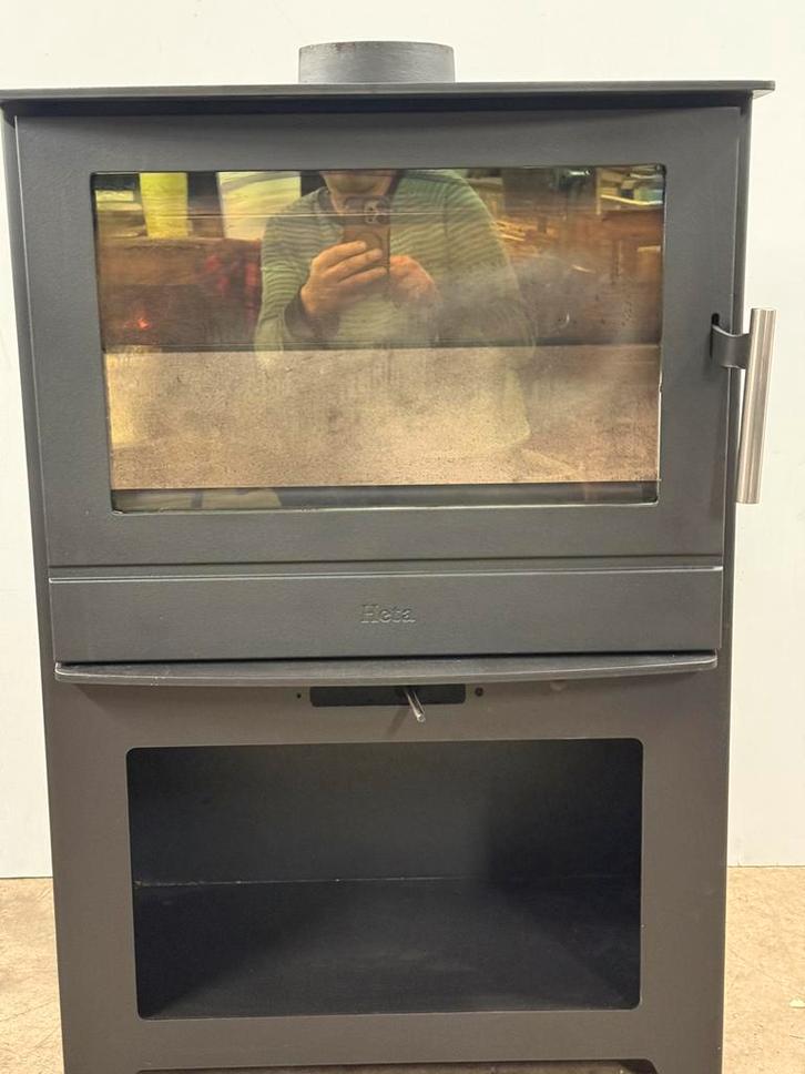 Houtkachel Heta Inspire 55H, Huis en Inrichting, Kachels, Zo goed als nieuw, Houtkachel, Hout, Ophalen of Verzenden