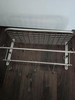 Metalen wandkapstok, Huis en Inrichting, Woonaccessoires | Kapstokken, Gebruikt, Minder dan 100 cm, Metaal, Ophalen