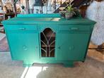 Brocante dressoir - Vintage Buffetkast -  groen, Huis en Inrichting, Kasten | Buffetkasten, Ophalen, Gebruikt, 100 tot 150 cm