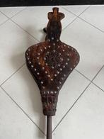 houten blaasbalg, Ophalen