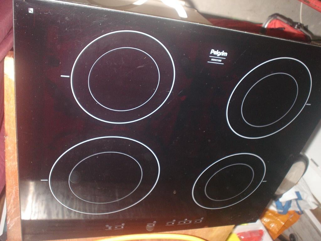 kookplaat inductie merk Pelgrim maat 60 x 51 4 x extra boost, Ophalen, Gebruikt, Overige kleuren, 50 tot 100 cm